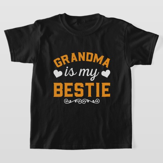 Schattigee Oma Kleindochter woord art bestie T-shirt (Laagn)