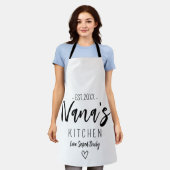 Schattigee oma naam Moederdag Schort (Gedragen)