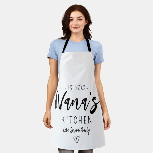 Schattigee oma naam Moederdag Schort (Gedragen)