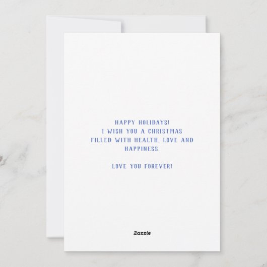 Schattigee Oma Snowman Vrolijk Kerstfeest Feestdagenkaart (Achterkant)