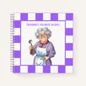Schattigee oma's favoriete recept notitieboek (Voorkant)