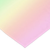 Schattigee Ombre Pastel Rainbow Gradient Party Korte Tafelloper (Hoek)
