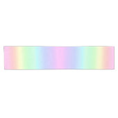 Schattigee Ombre Pastel Rainbow Gradient Party Korte Tafelloper (Horizontaal)