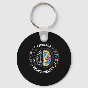 Schattigee Omhelzing Neurodiversiteit Autisme Bewu Sleutelhanger