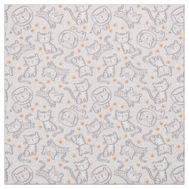 Schattigee Omtrek Oerwoud Dieren met oranje voetaf Stof