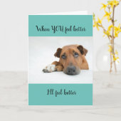 Schattigee ondersteuning Ontvang goede wensen Groe Kaart (Gele Bloem)