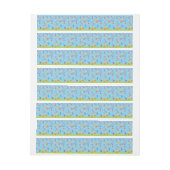 Schattigee onderwaterscène adreslabel wikkel (Vel)