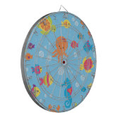 Schattigee onderwaterscène dartbord (Voorkant Links)