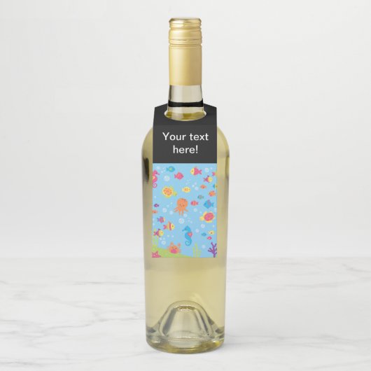 Schattigee onderwaterscène flessenhanger (Op fles)
