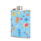 Schattigee onderwaterscène heupfles (Links)