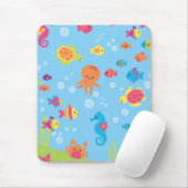 Schattigee onderwaterscène muismat (Met muis)