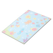 Schattigee onderwaterscène notitieblok (Schuin)