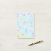 Schattigee onderwaterscène post-it® notes (Op bureau)