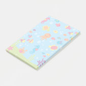 Schattigee onderwaterscène post-it® notes (Schuin)