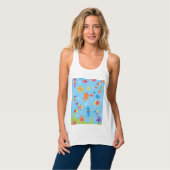 Schattigee onderwaterscène tanktop (Volledige Voorkant)