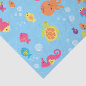 Schattigee onderwaterscène tissuepapier (Detail)