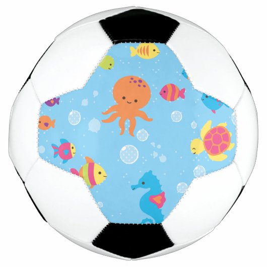 Schattigee onderwaterscène voetbal (Voorkant)