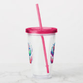 Schattigee onderwaterzeemeermin acryl drinkbeker (Links)