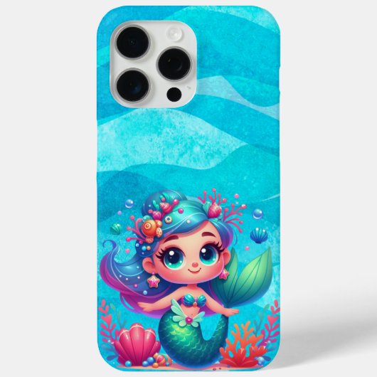 Schattigee onderwaterzeemeermin Case-Mate iPhone case (Achterkant)
