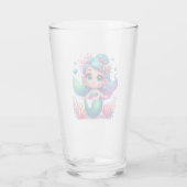 Schattigee onderwaterzeemeermin glas (Achterkant)