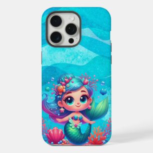 Schattigee onderwaterzeemeermin iPhone 15 pro max case