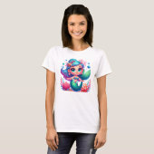 Schattigee onderwaterzeemeermin t-shirt (Voorkant volledig)