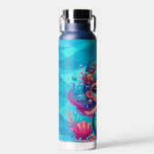 Schattigee onderwaterzeemeermin waterfles (Voorkant)