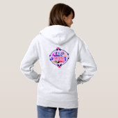 😻🐾↷ Schattigee ondeugende kattenfamilie Fabulous Hoodie (Achterkant volledig)