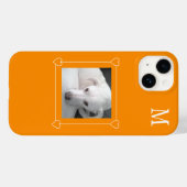 Schattigee One Photo Dog Single Initiaal Sinaasapp Case-Mate iPhone Case (Achterkant (horizontaal))