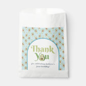 Schattigee Onederful avocado 1e Verjaardag Dank u Bedankzakje (Voorkant)