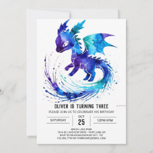 Schattigee online Dragon Digital Boy Verjaardag Kaart
