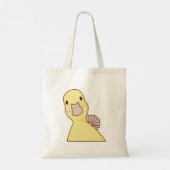 Schattigee Onschuldige gezichtseend Tote Bag (Achterkant)