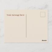 Schattigee ontbijtliefhebbers tekst toevoegen briefkaart (Achterkant)