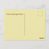 Schattigee Ontbijtliefhebbers voeg tekst toe Briefkaart (Achterkant)