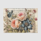 Schattigee  ontkoppelingsbloemen tissuepapier (Voorkant)