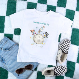 Schattigee ontploffing uit de ruimte thema verjaar t-shirt