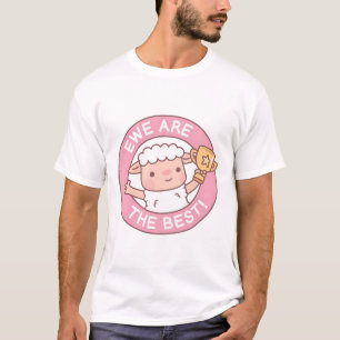 Schattigee ooien zijn de beste, schapenpun grappig t-shirt