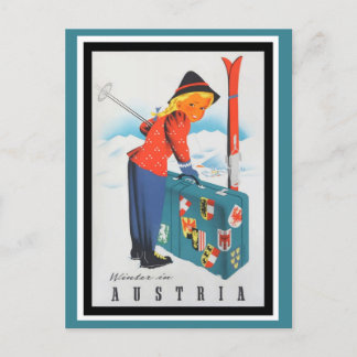 Schattigee Oostenrijk Alpen Bergen Ski Reizen Briefkaart