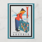 Schattigee  Oostenrijk Alpen Bergen Ski Reizen Briefkaart (Voorkant)