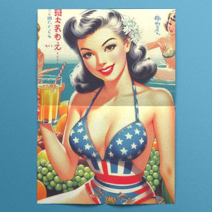 Schattigee  oosterse meisjes tissuepapier