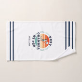 Schattigee opa gepersonaliseerde golfliefhebber handdoek (Handdoek)