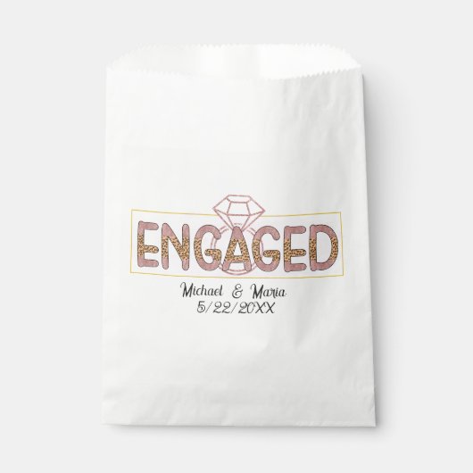 Schattigee opdrachtpartij Namen toevoegen Datum Bedankzakje (Voorkant)