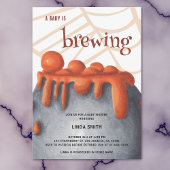 Schattigee Oranje Heks Baby Brewing Baby shower Kaart