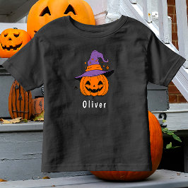 Schattigee Oranje Jack O Lantern Pompoen Halloween Kinder Shirts