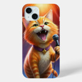 Schattigee oranje kattenzang Case-Mate iPhone case (Achterkant)
