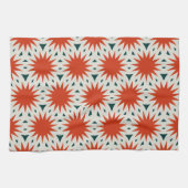 Schattigee Oranje keukenhanddoeken (Horizontaal)