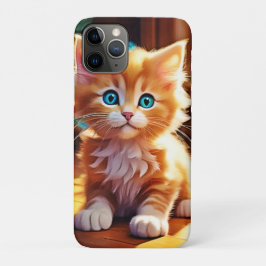 Schattigee Oranje Kitten Art Case-Mate iPhone Case