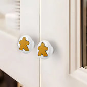 Schattigee Oranje Meeple Board Game Room Keramische Knop