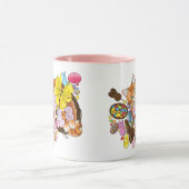 Schattigee Oranje paaskat Mok (Midden)