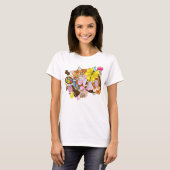 Schattigee Oranje paaskat T-shirt (Voorkant volledig)